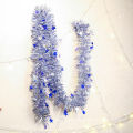 wholesale Laser Tinsel Artificial Christmas Garland with Double Color stars